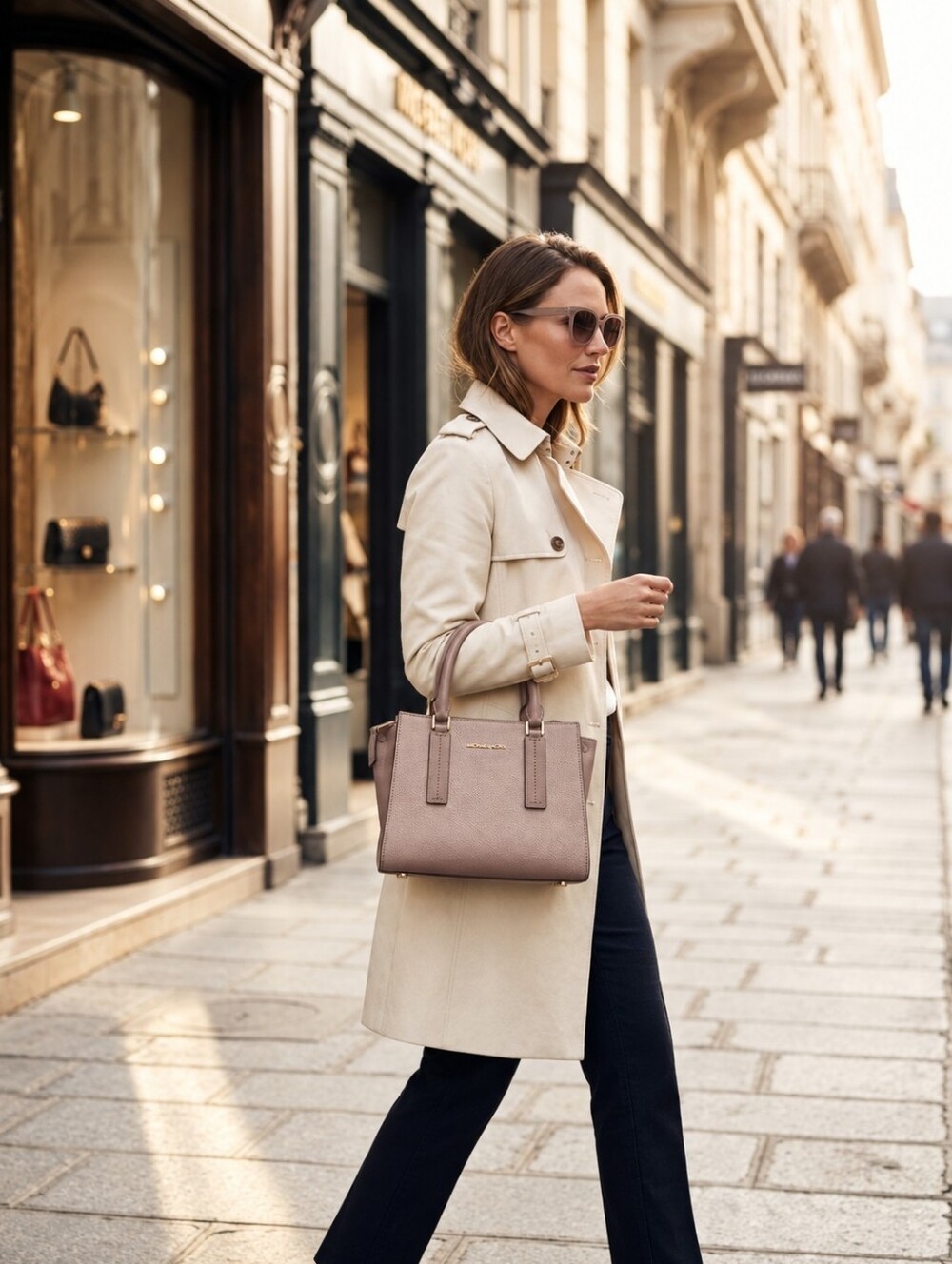 ⚡️Michael Kors Blush Satchel with Gold Accents